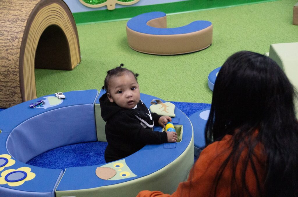 Baby in Baby Oasis Area